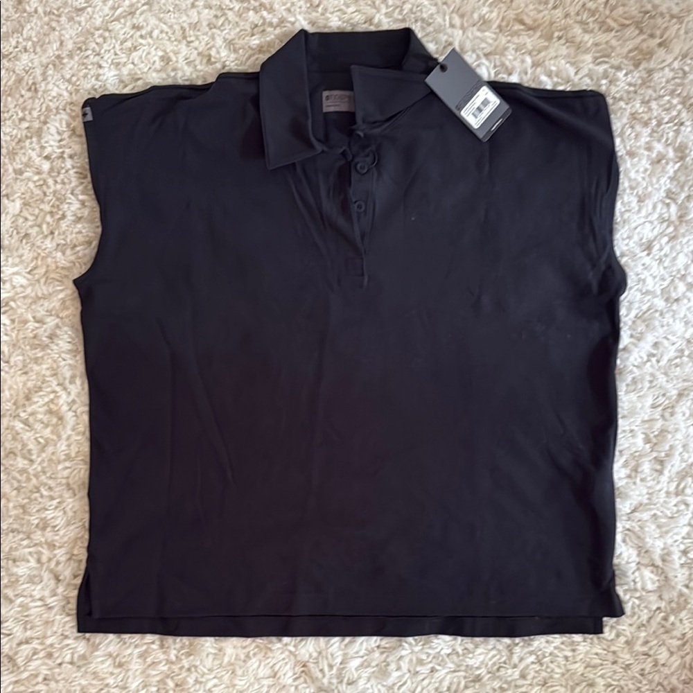 Women's Black Polo Shirt